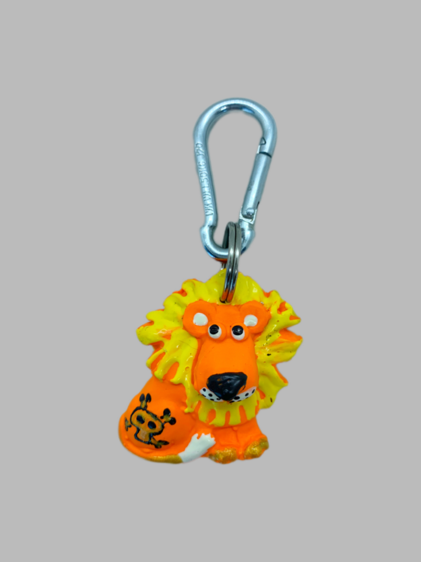 Rubber Keyrings Lion Dead head